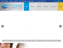 Tablet Screenshot of citizensnb.com
